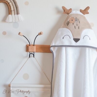 Sortie de bain renne